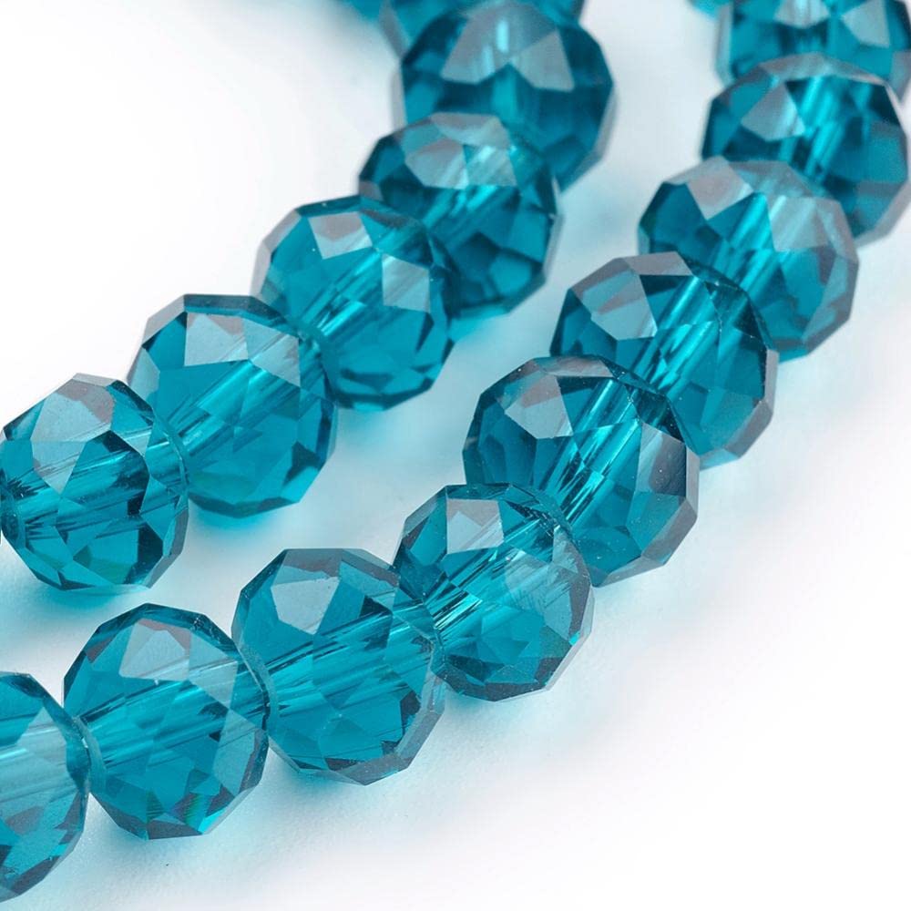 Perles Facettes De Bohême Preciosa - Saphir, 10mm - Lot De 10, Neuf