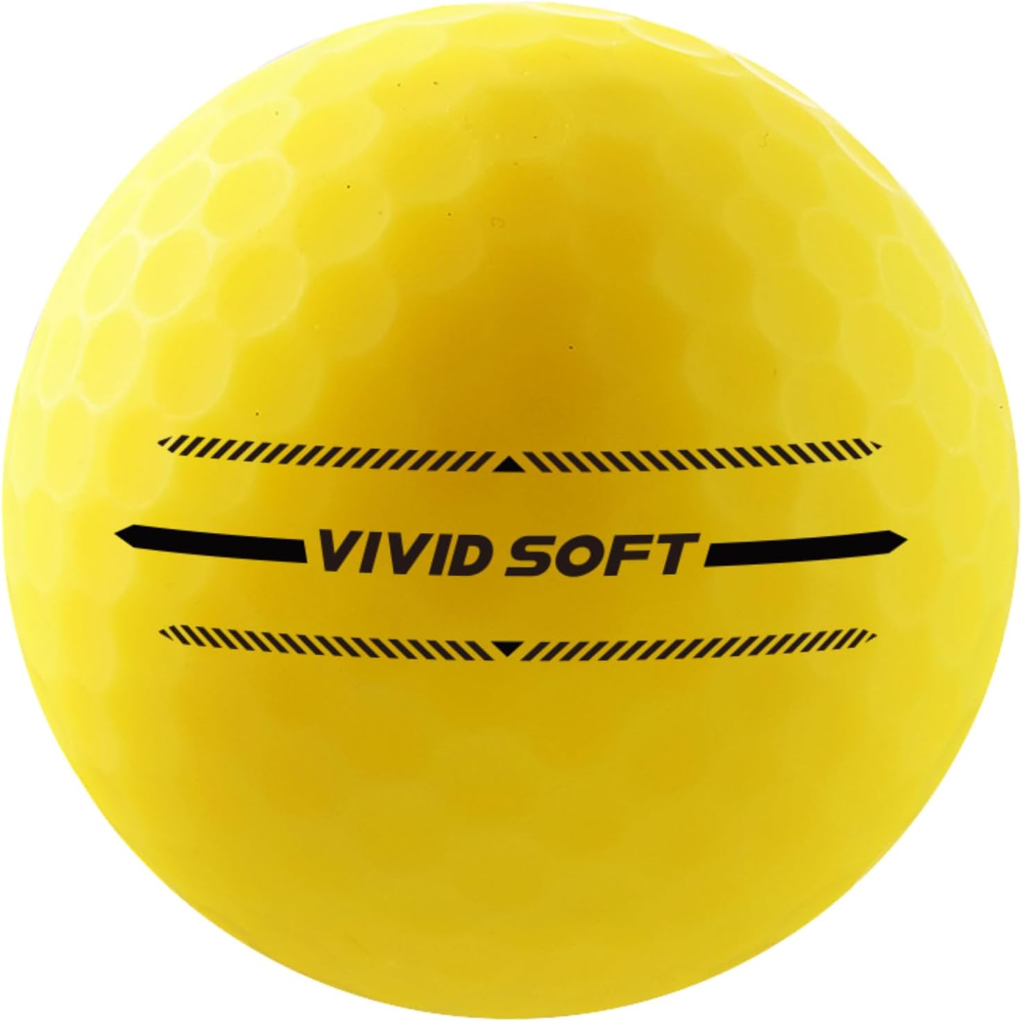 Volvik Vivid Soft Golf Balls (One Dozen) (Yellow)