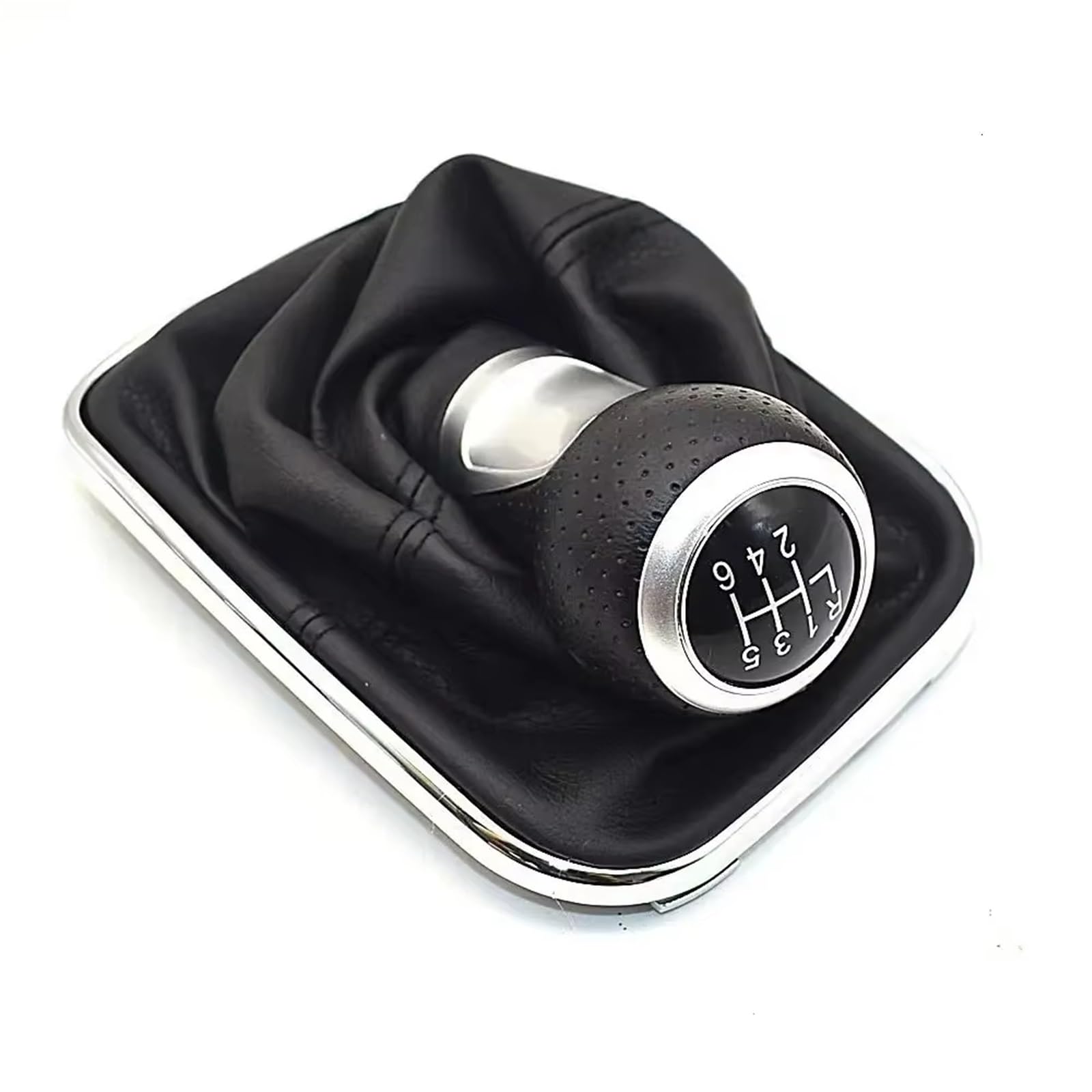 Jjrfvbgt E 6 Speed 12Mm Car Speed Gear Shift Knob Compatible With For Mk4 For Golf For Gti R32 1999-2005 5 6 For Speed 12Mm Gear Shift Knob Lever Shifter Gaiter Boot