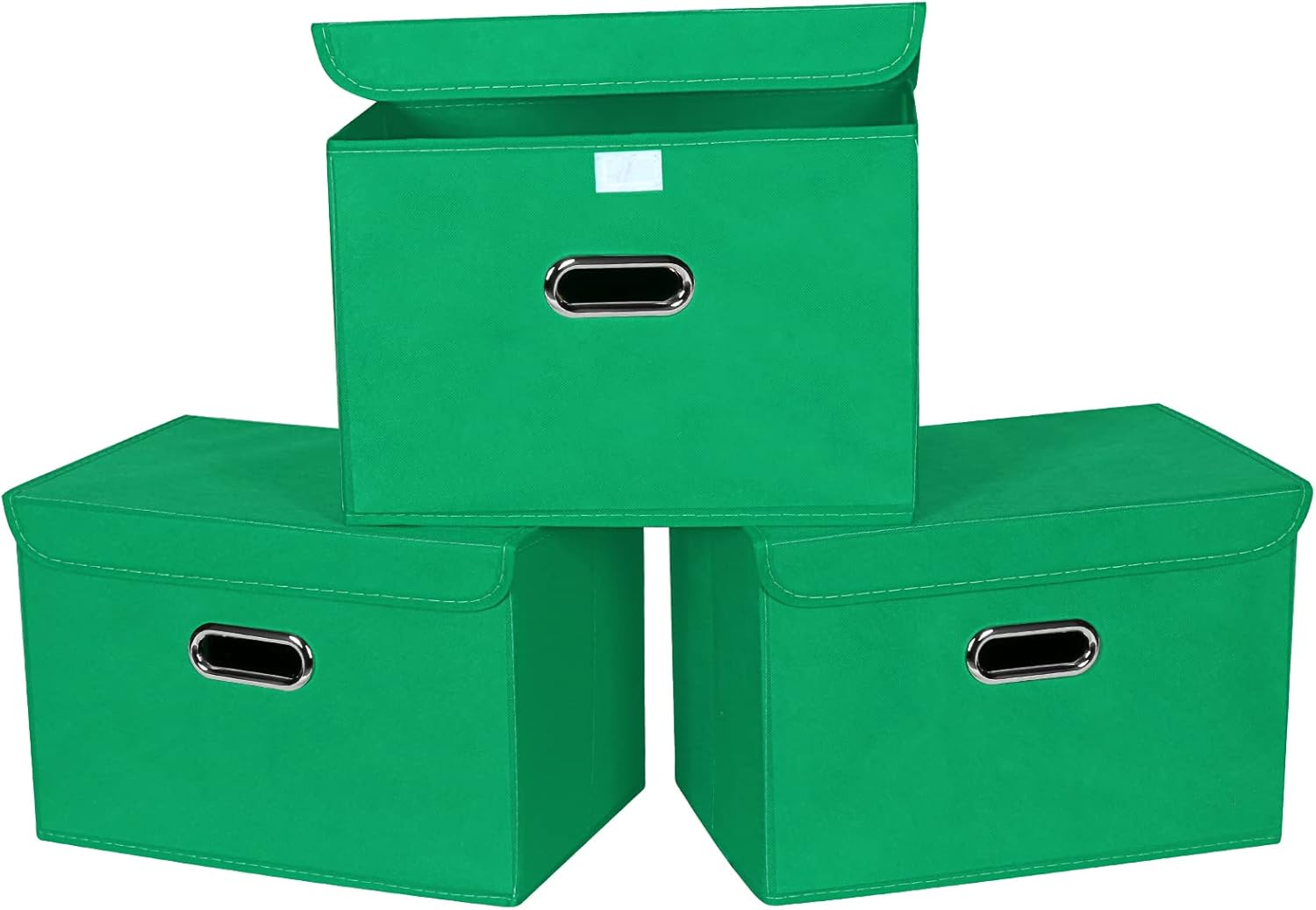 DABEACT Foldable Fabric Storage Cube Bins with Lids