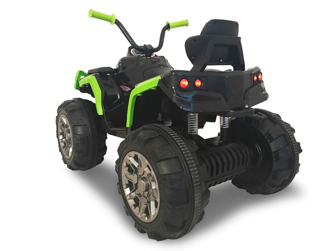 JAMARA 460450 - Ride-on Quad Protector wydajne silniki napędowe i akumulator 12 V zapewniają długi czas jazdy, 2-biegowy przełącznik turbo, gumowe pierścienie na kołach napędowych, radio FM, kolor