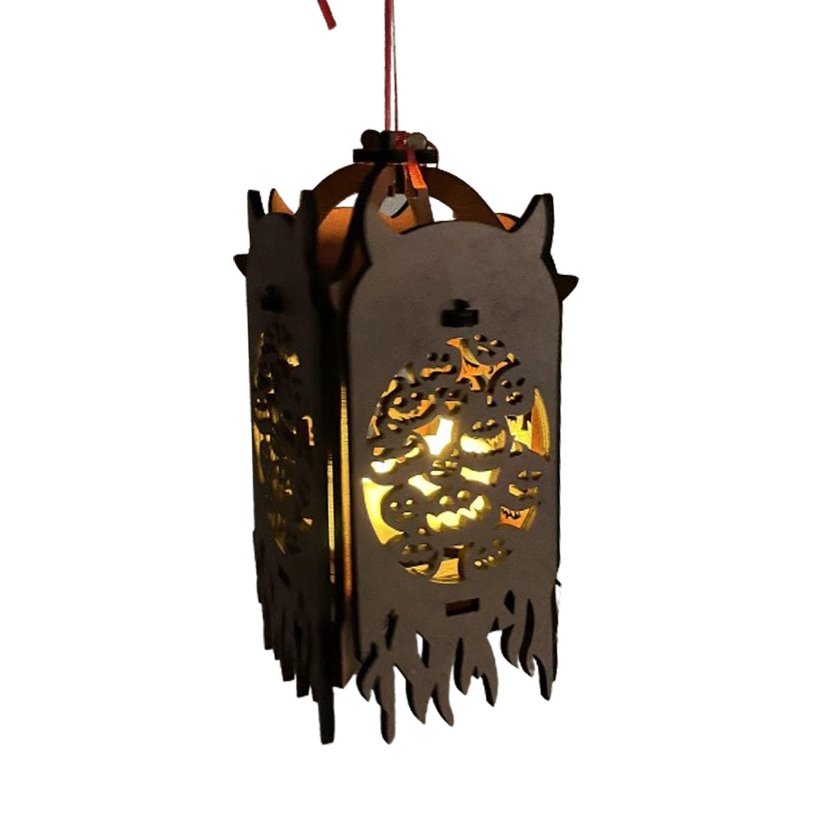 5 Citrouille à Del avec lumières LED de décoration Halloween à piles