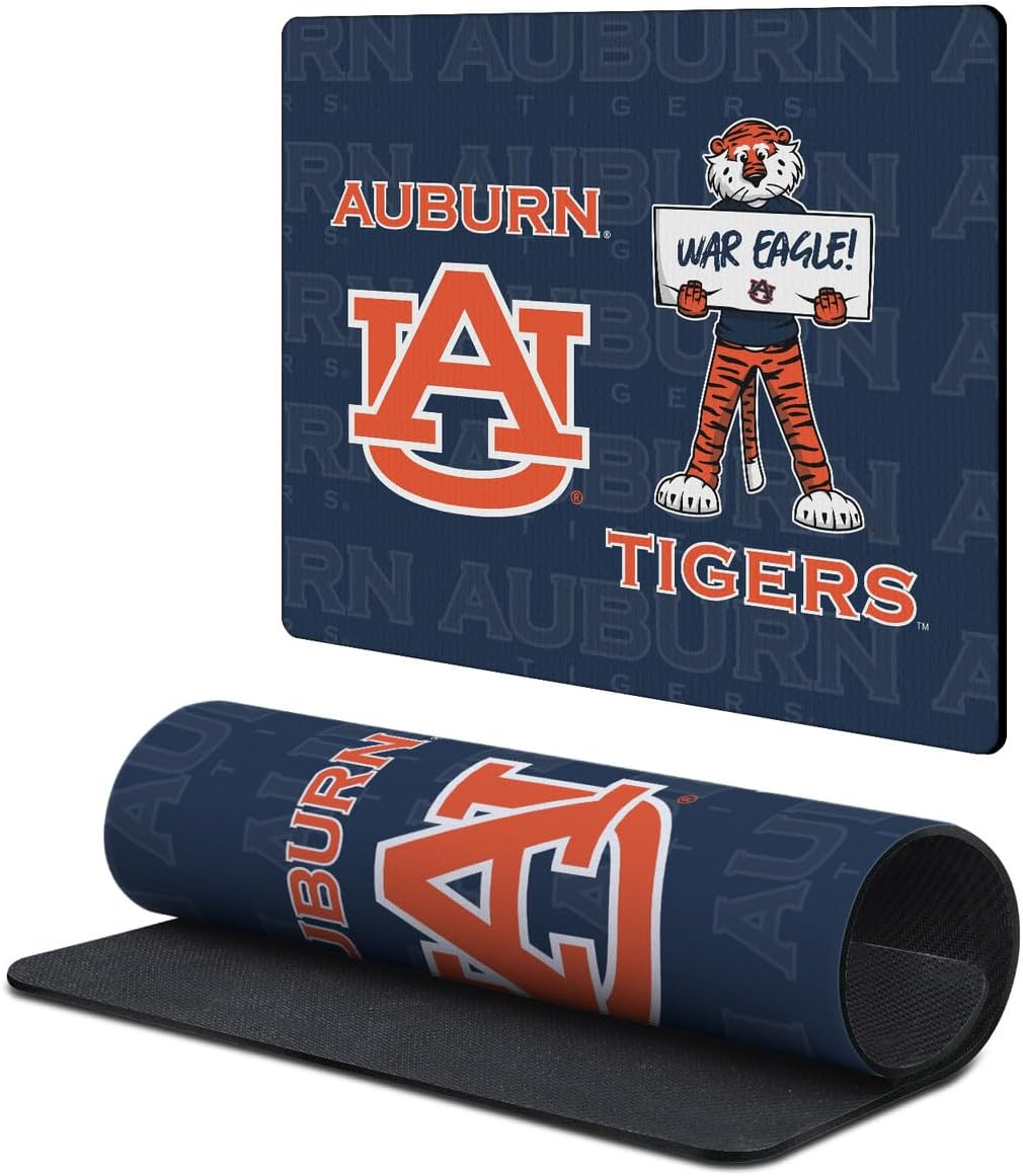 Head Case Designs Officially Licensed Auburn University AU War Eagle Auburn University 9.84 x 11.81 x 0.12 inches (250 x 300 mm) - S Gaming Office Desk PC Keyboard Mouse Mat Pad