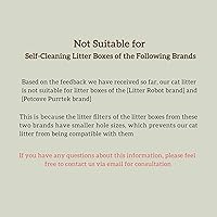 Vista 8 de EZSKUUP - Arena para gatos de yuca de tofu con parte inferior antiadherente, paquete de 2 arena para gatos ultra aglutinante de bajo seguimiento