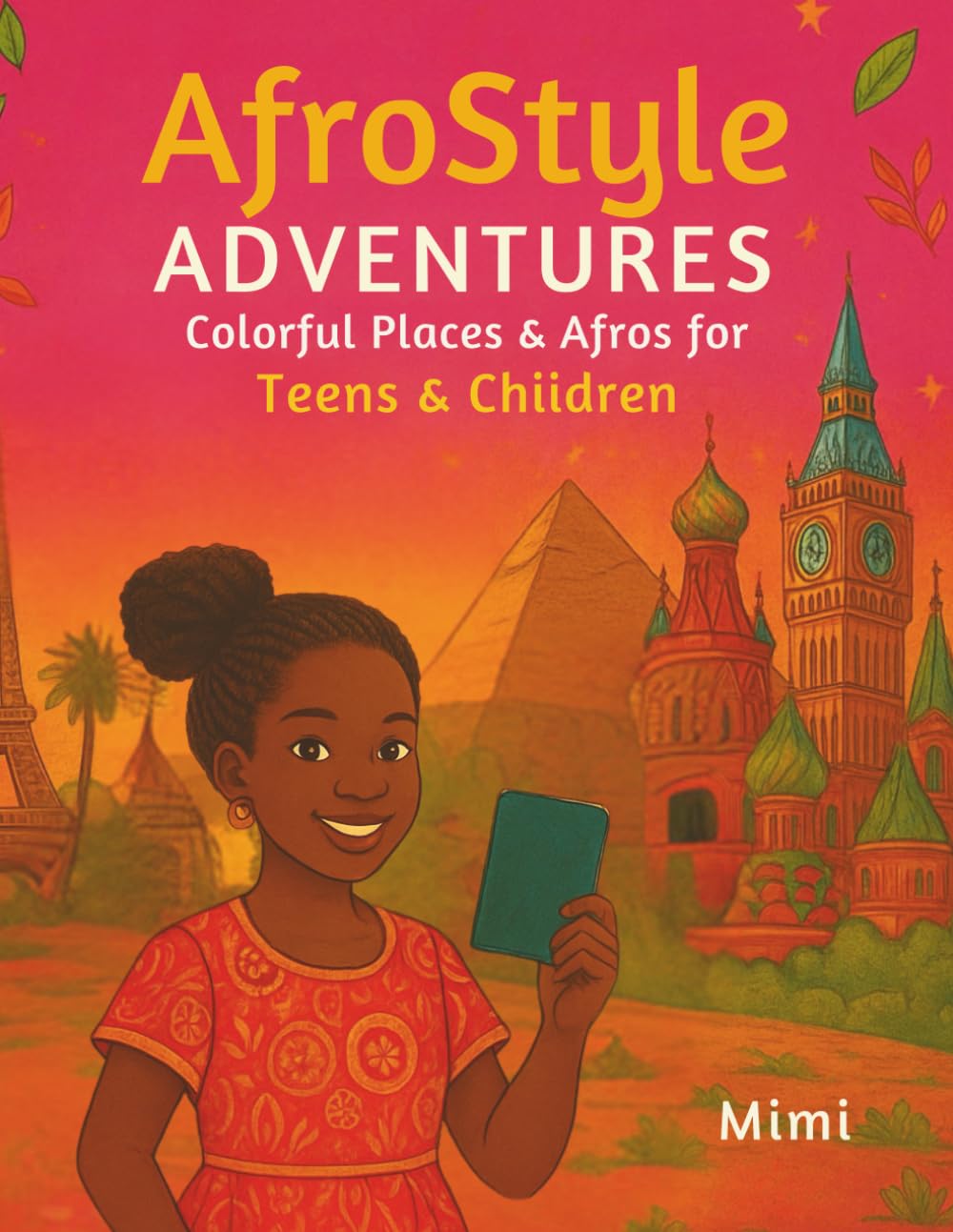 AfroStyle Adventures: A Global Coloring Book Celebrating Culture, Hair & Heritage (Kids & Teens Edition)
