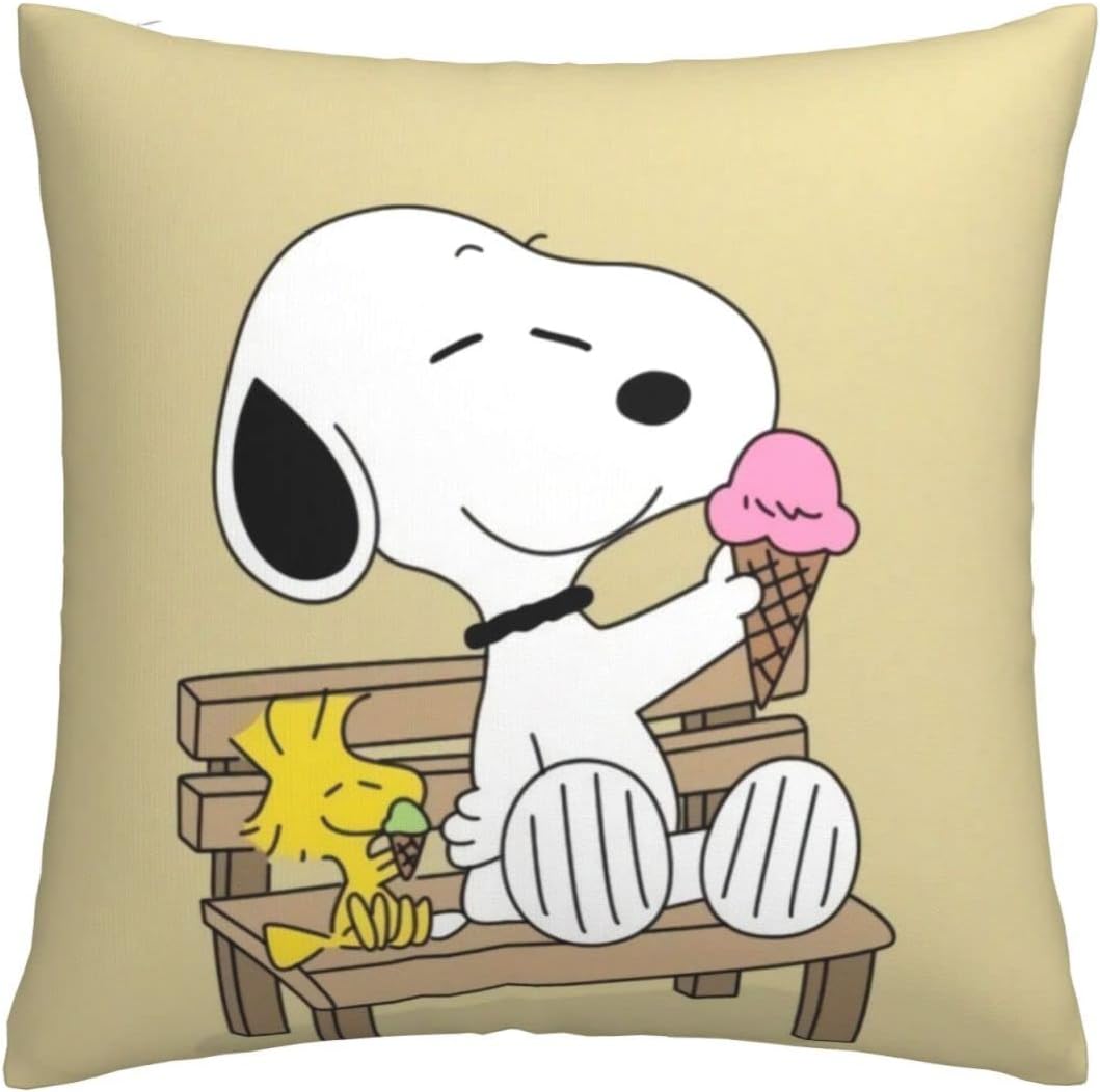 クッションカバー 抱き枕 スヌーピー おしゃれ ふわふわ 隠す式ファスナー 部屋飾り ソファ背当て 四季