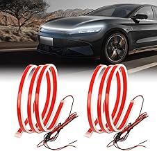 Magnova Car Hood LED Strip Light - 70 Inch 12V Silicone Universal Exterior Flexible Waterproof Dynamic Daytime Running Light for SUVs, Cars, Trucks - White