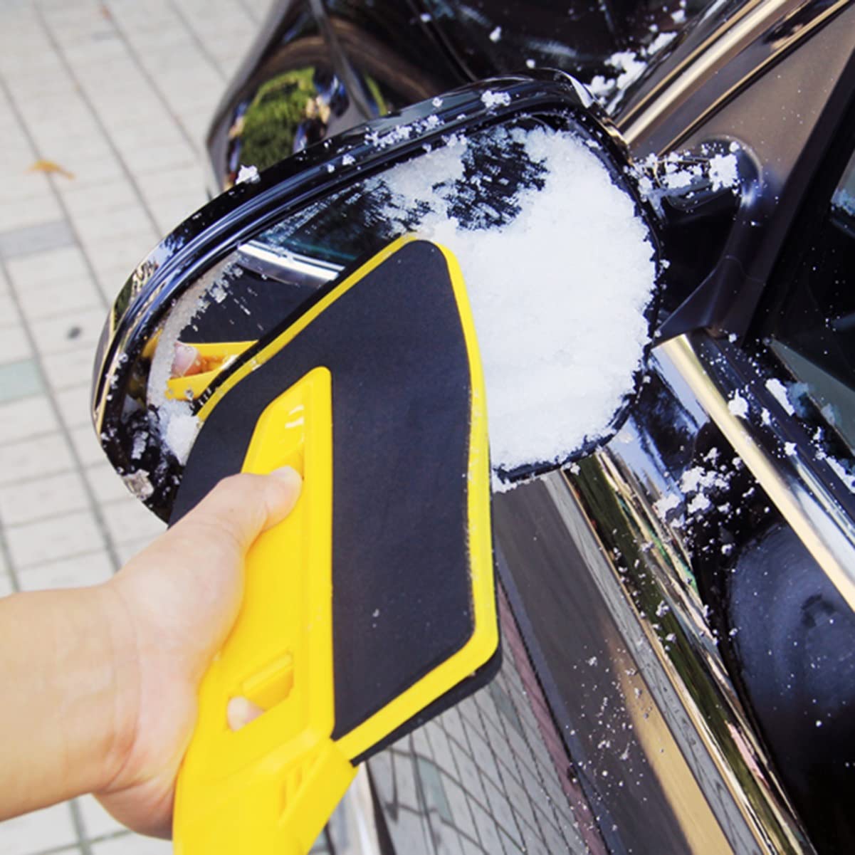 RETENA Ice Scraper Snow Brushes for Car, Snow Scraper and Brush with Squeegee and Ergonomic EVA Grip Snow Remover for Car SUV Pick Up Trucks (Color : Standard)