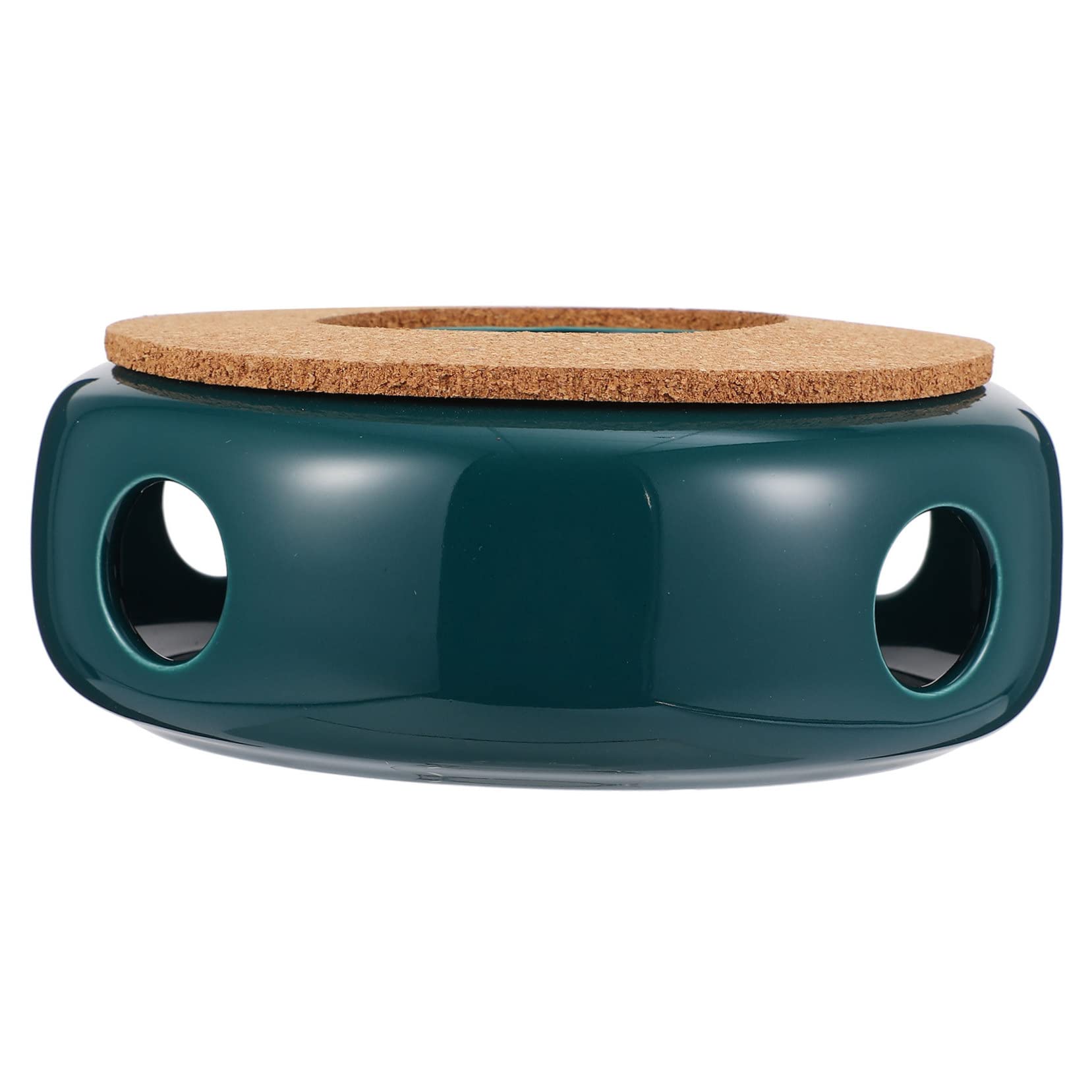 OUNONA 1Pc Ceramic Teapot Warmer with Candle Stand Elegant Tea Stove Holder for Brewing and Warming and Easy to Clean Design for Tea Lovers and Home Use