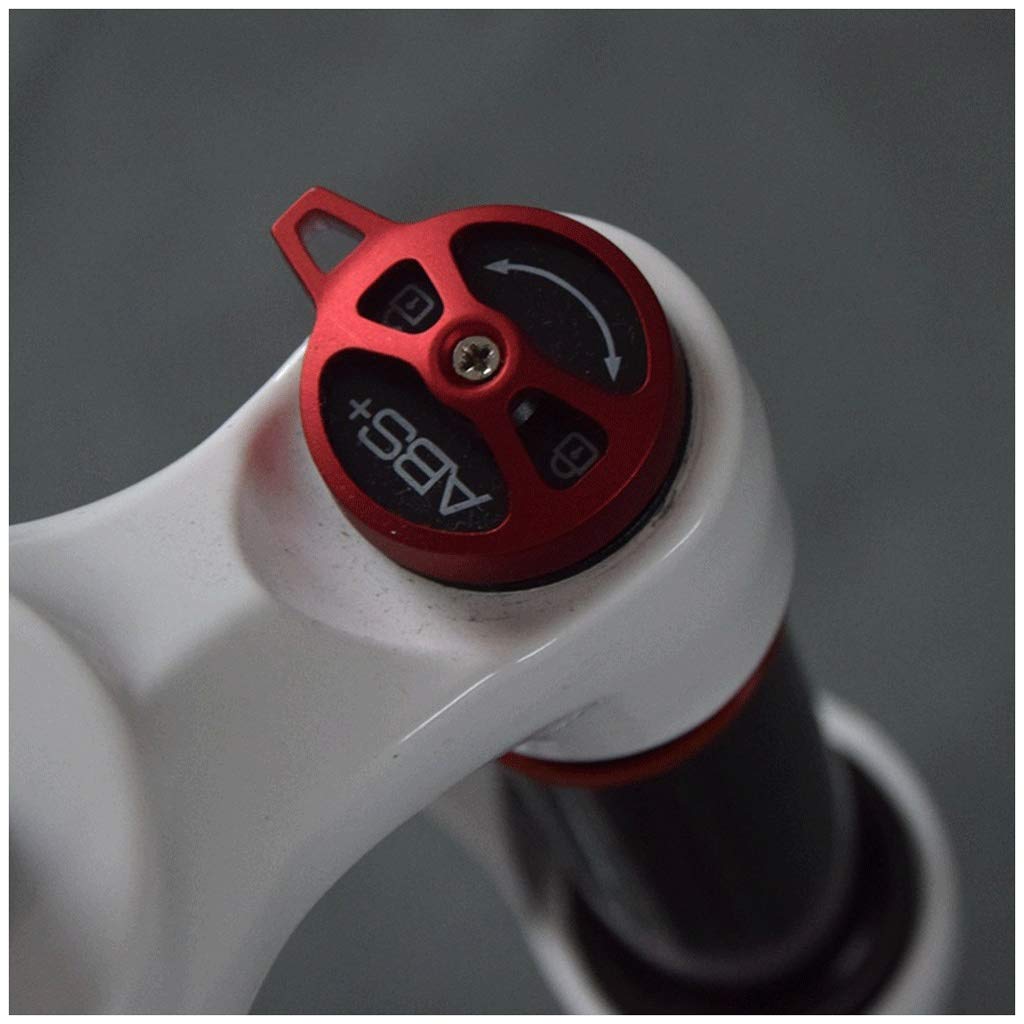 XC 26/27,5/29"Sospensione Bici Molla pneumatica Forcella MTB Freno a Disco Tubo Dritto 1-1/8" Corsa 120 mm Blocco Manuale Assale 9 mm QR