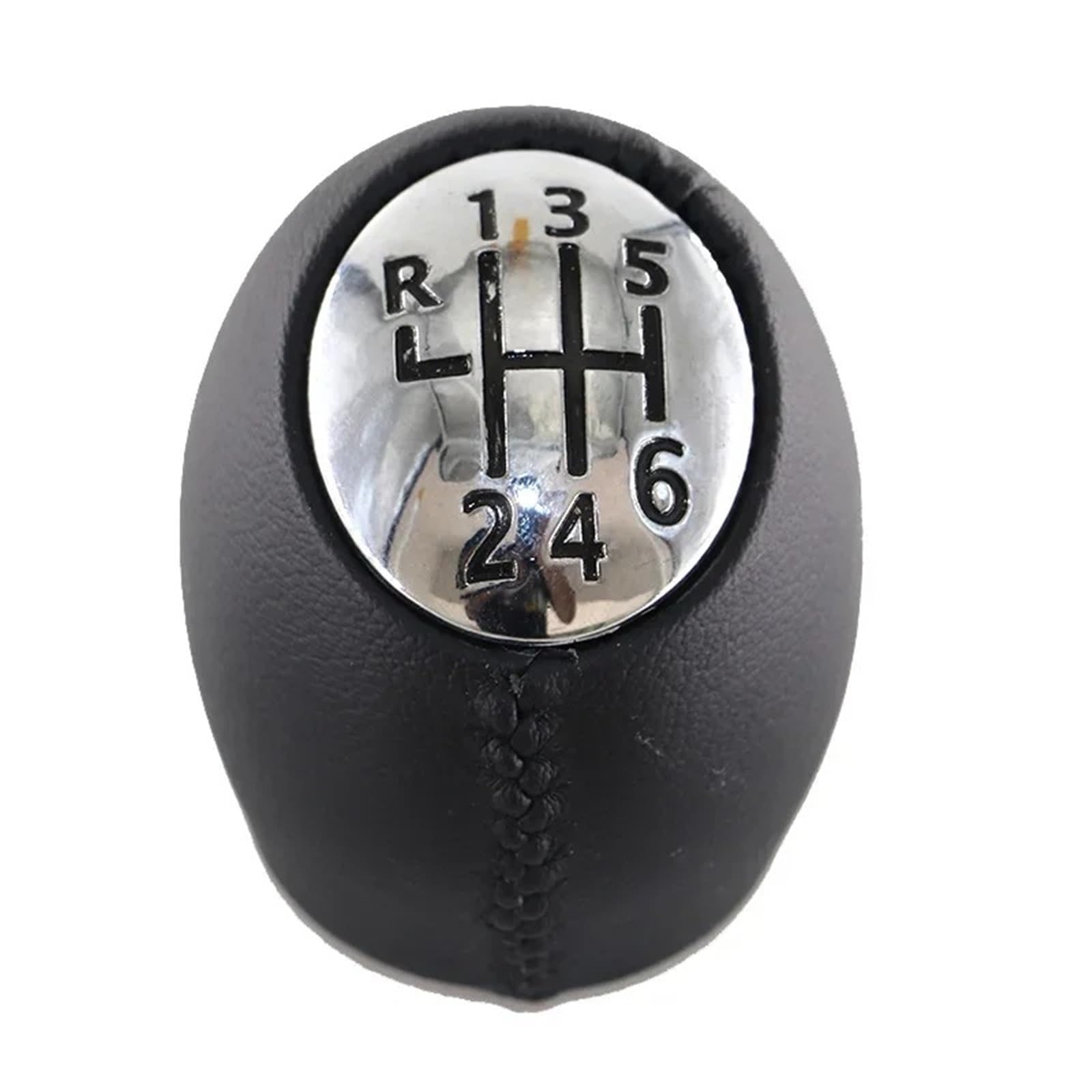 EHWLFVX Car Gear Shift for Trafic 2 3 II III 2001-2023 Gear Shift Knob Lever Change Gearbox Stick Shifter Manual Selector Transmission Handle(R123456 Leather)