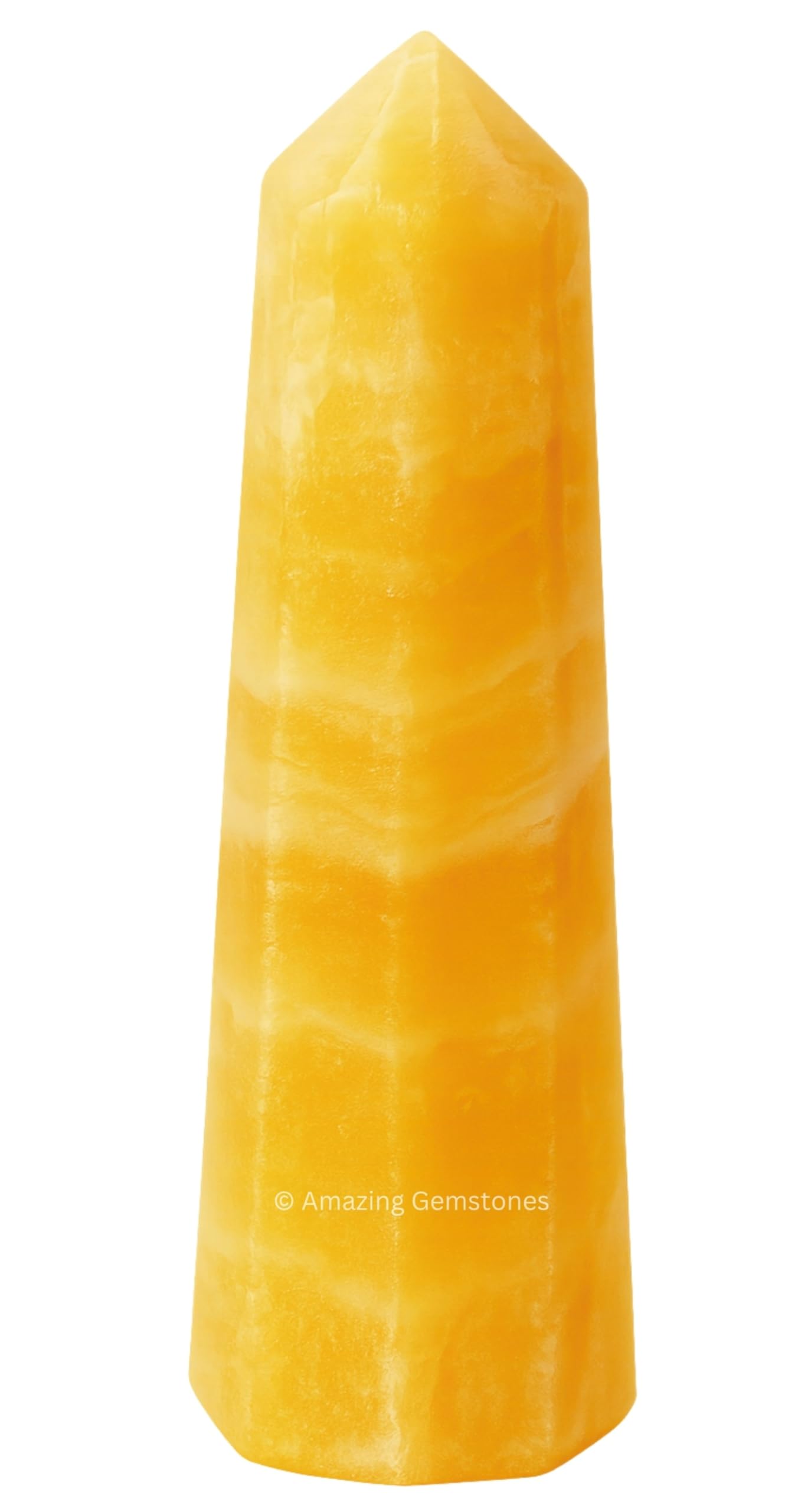 Yellow Calcite Crystal Towers ~ Healing Crystal (3" to 4" INCH)