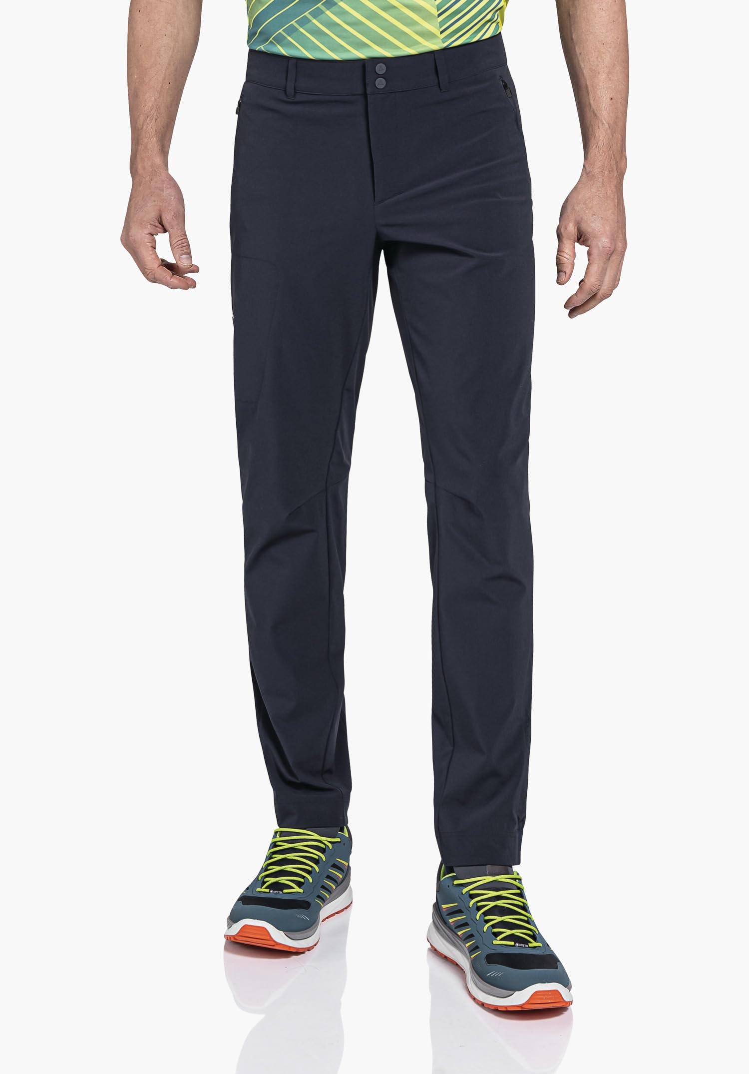 Schöffel Herren Pants Hestad M, robuste, schnell trocknende Outdoor Hose, Wanderhose mit bequemer Passform und vorgeformtem Knie