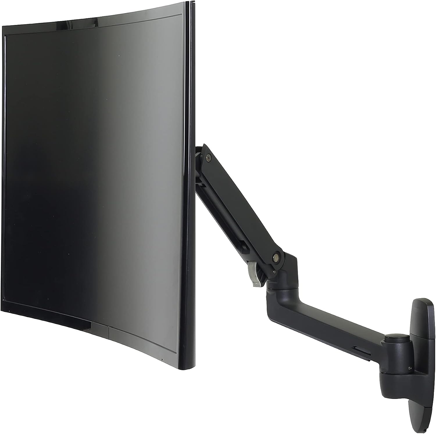 LX Single Monitor Arm, VESA Wall Mount – for Monitors Up to 34 Inches, 7 to 25 lbs – Matte Black