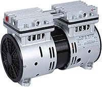 Vista 3 de Bomba de compresor de aire 220V/110V 60HZ (CA) 115L/MIN 300W bomba de vacío de pistón sin aceite para imán de adsorción HZW-400 (110V)