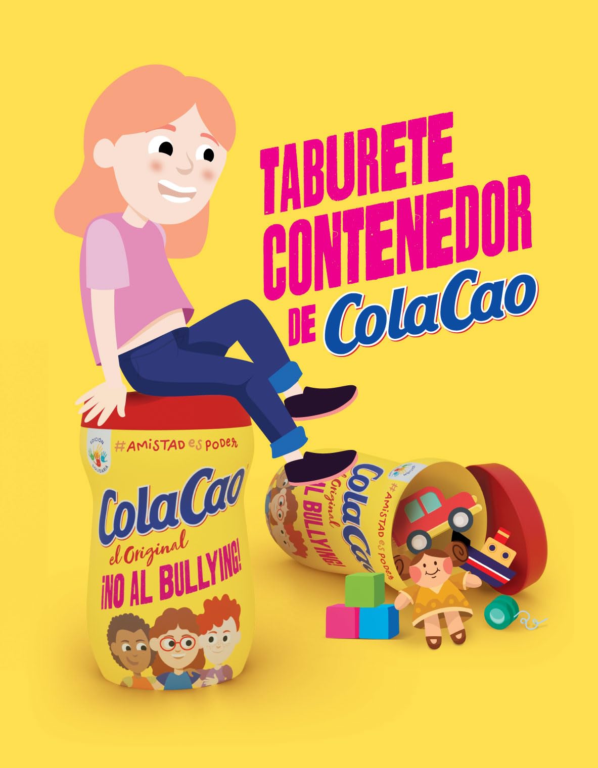 Cola Cao Original, con Cacao Natural - 4.3kg (Gratis Taburete)