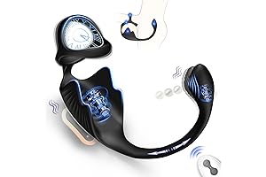 Penis Ring Male Vibrators with 10 Vibrating Modes: YOLOSEKS Prostate Massager with...