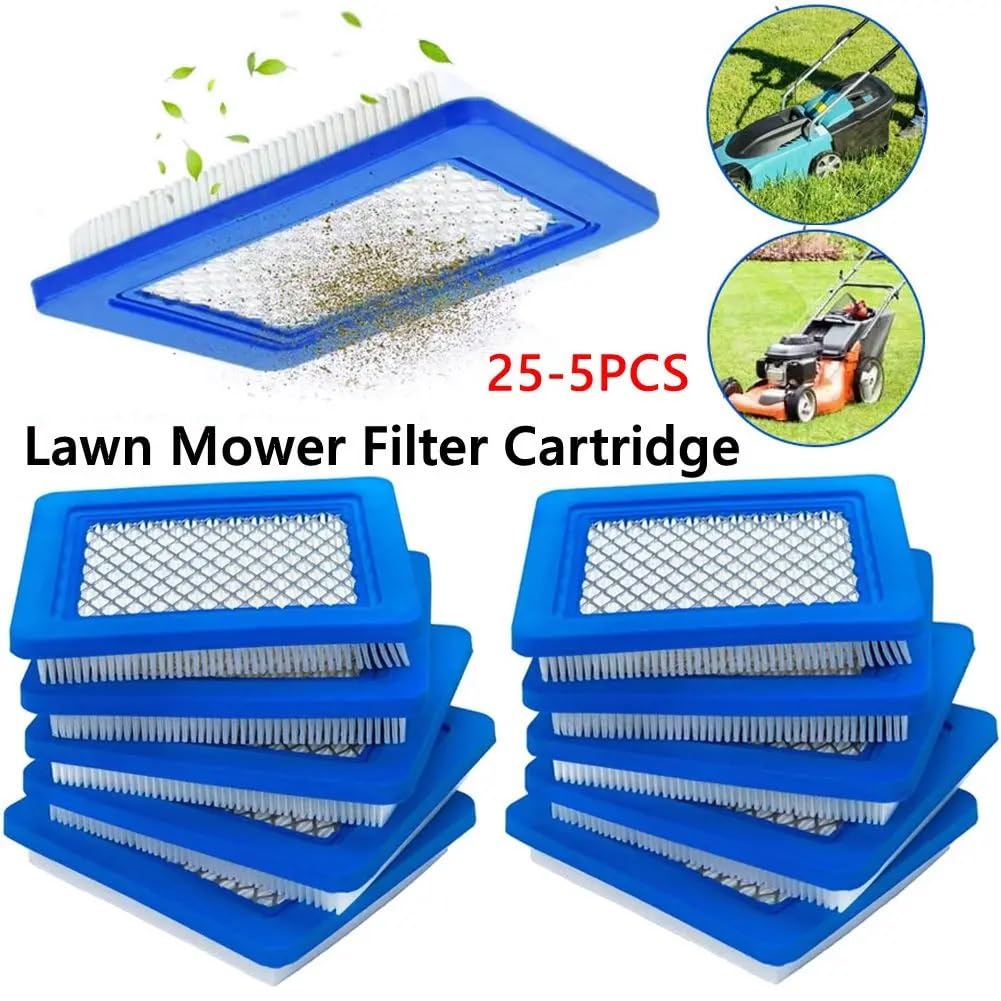 Cartucho de Filtro de Aire for cortacésped, repuestos for cortacésped, Accesorios compatibles con 491588s 399959, cortacésped de Empuje(20pcs)