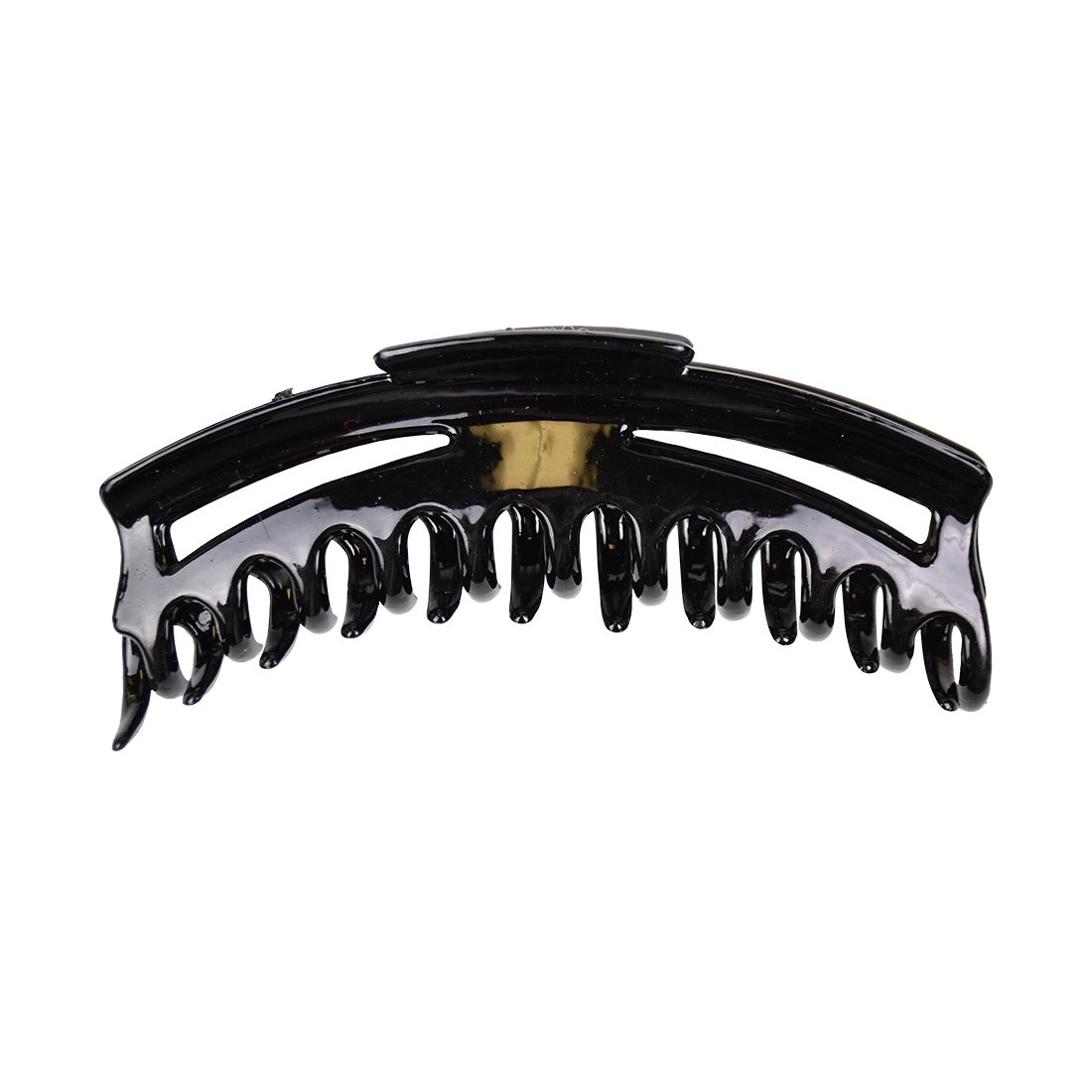 Long Jaw Clip Hair Claw - Black