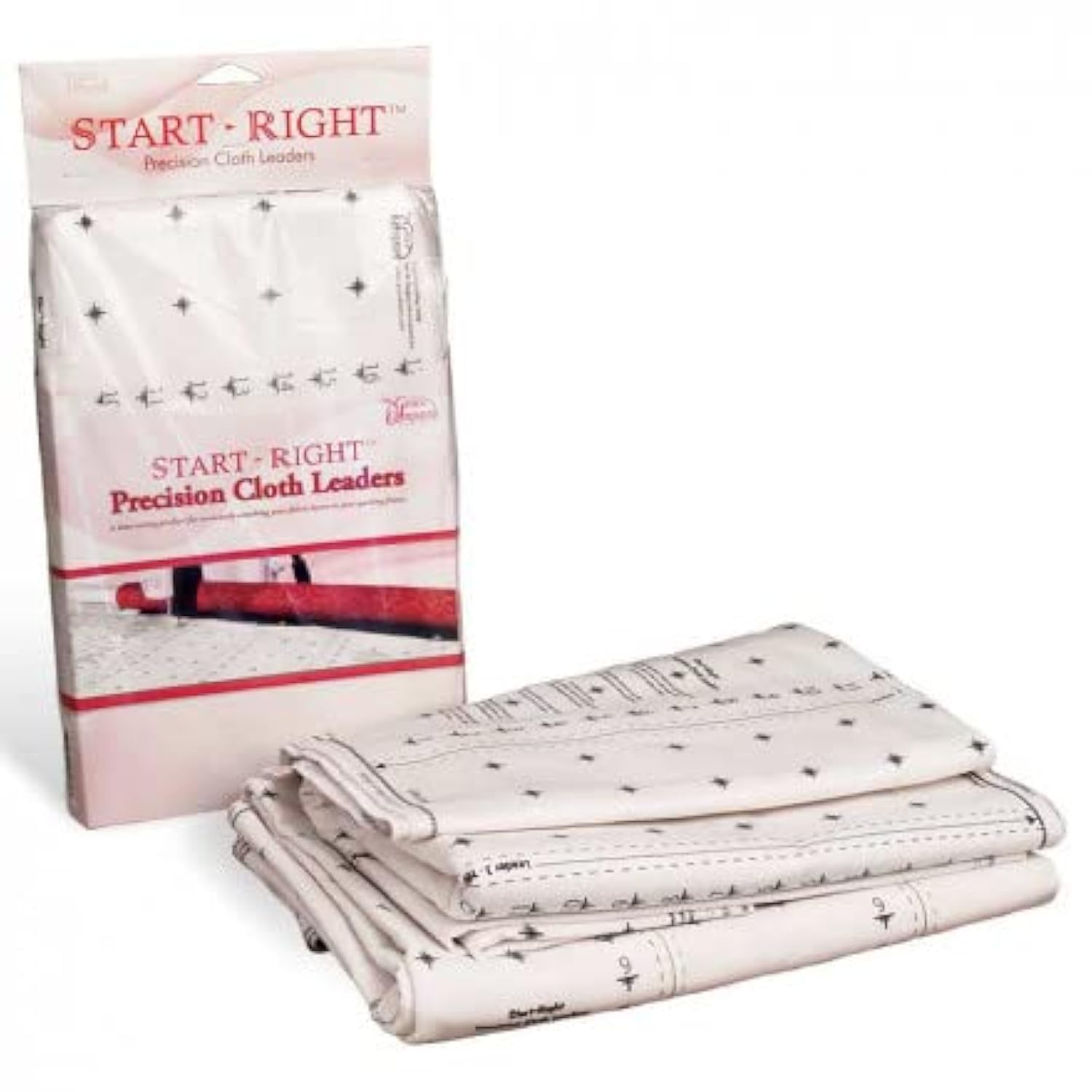 Grace Start Right Cloth Leaders for Longarm Quilting Frames | Hoop Cloth Leaders and Quilting Frame Accessories for Accurate Fabric Positioning and Setup