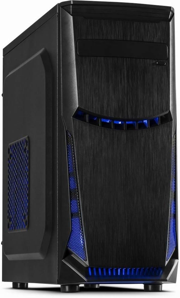 Inter-TechGeh B-49 black Midi-Tower ohne Netzteil