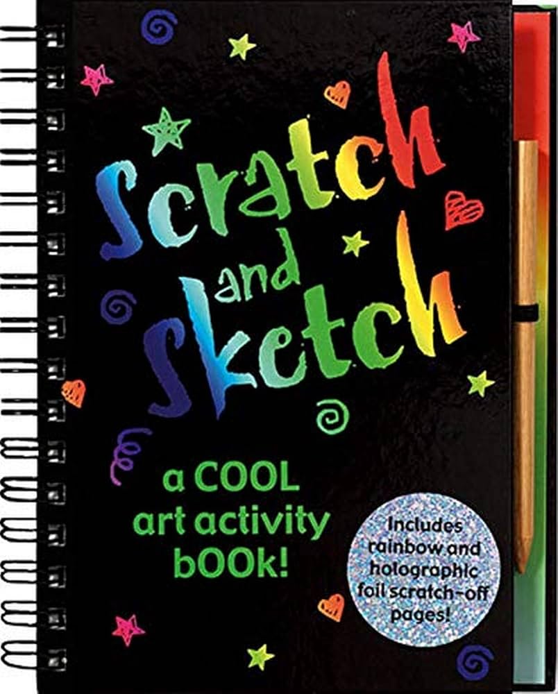 Scratch and Sketch: A Cool Art Activity Book! (Scratch
