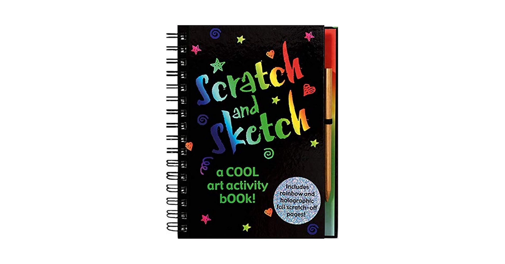 Scratch and Sketch: A Cool Art Activity Book! (Scratch