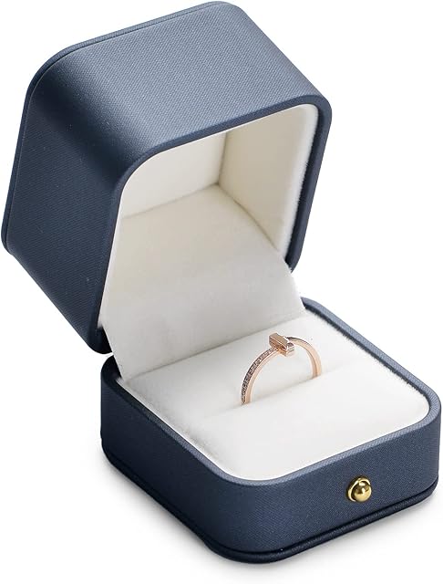 Oirlv Gorgeous Leather Jewelry Gift Box Ring Necklace Bracelet Bangle Storage Case Velvet Interior