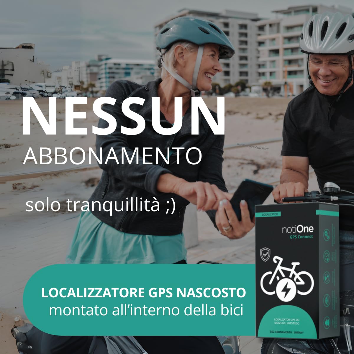 Tracker GPS per Sicurezza Bici Elettrica con Motore Shimano | Localizzatore Senza Abbonamento | Monitoraggio in Tempo Reale, Geofencing e Antifurto, Roaming
