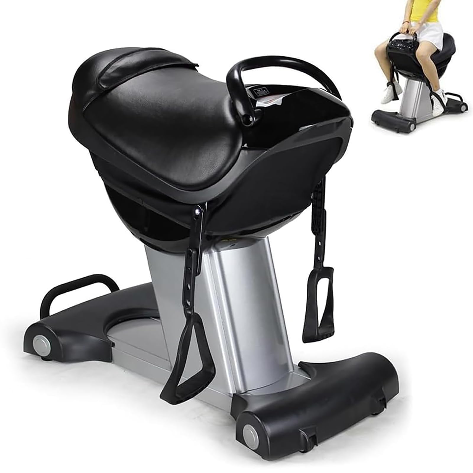 FBJAMZ Home Gym Horse Riding Machine, Electric 3D Simulation Horse Riding Fitness Machine,Achieve an efficient workout