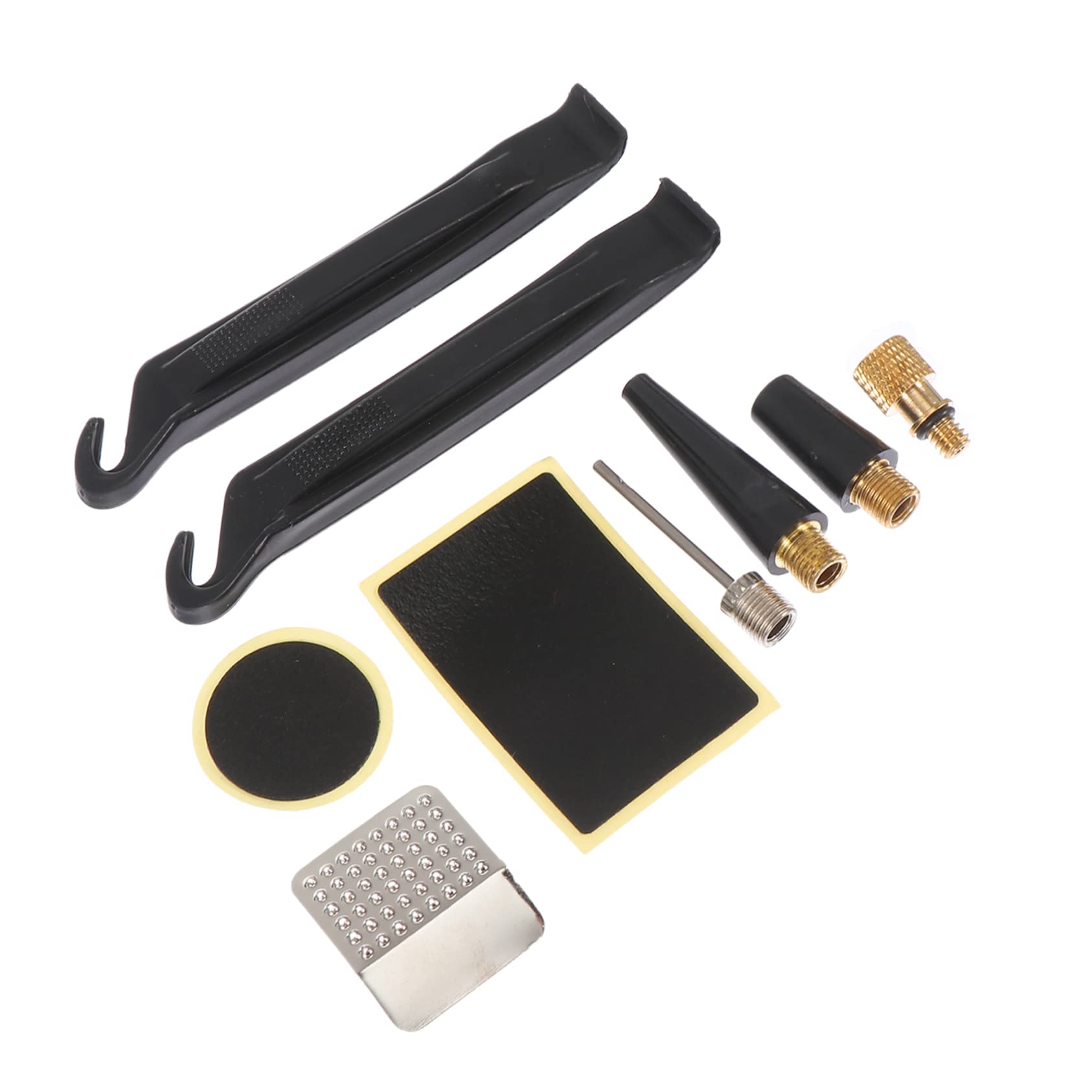 JOINPAYA 2 Sets No Glue Tire Repairing Patch Kit Bike Tire Repair Tools for for Mountain and Folding Bikes Durable and Abrasion Resistant Accessories