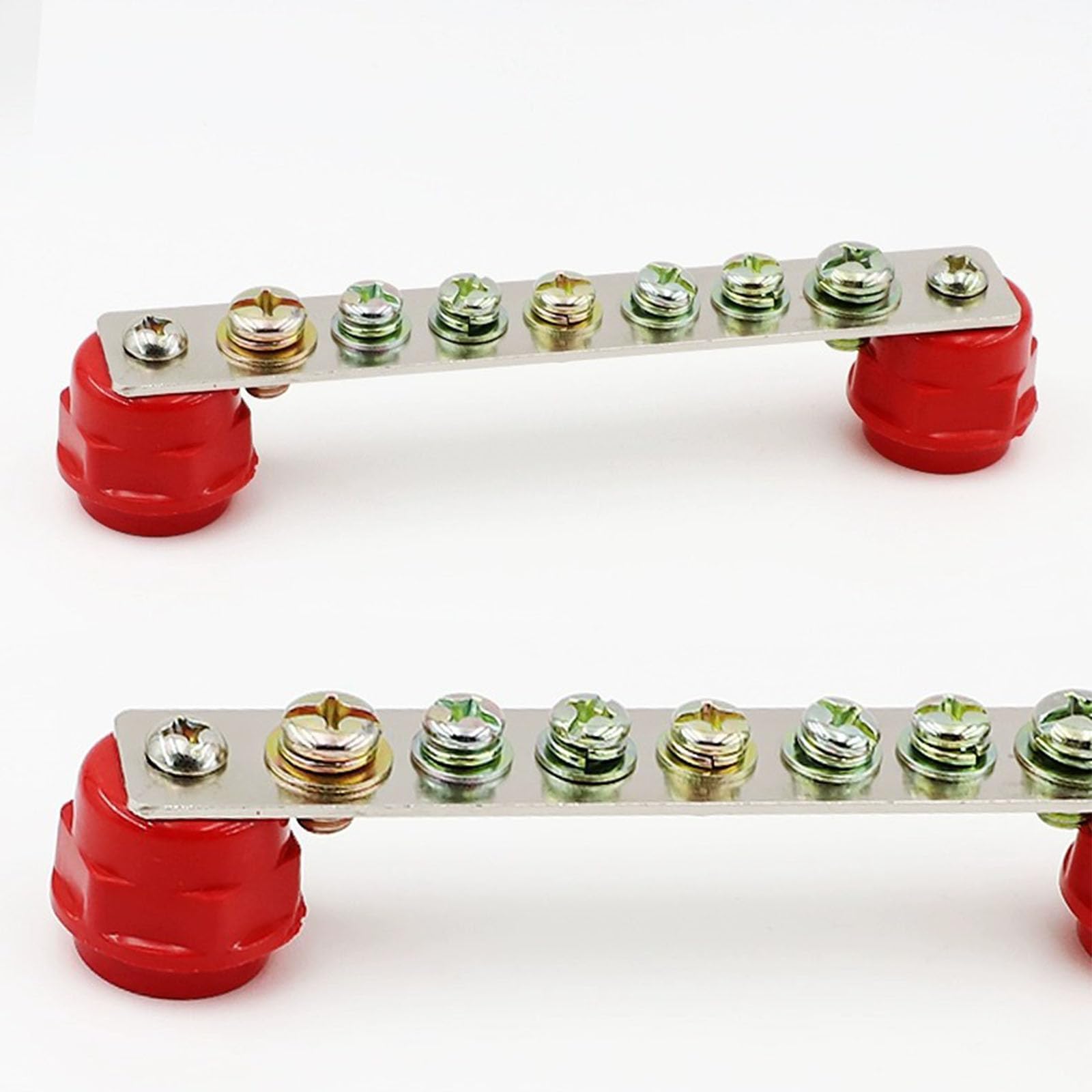 Lot de 10 isolateurs de barres omnibus de 8 mm en polyester isolateur de distribution haute tension basse tension, pilier isolateur haute résistance de barre collectrice isolateur de support