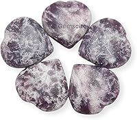 Vista 9 de GEMSCITE Piedra preciosa negra de rutilo con forma de corazón, 1.181 in, bolsillo de palma, curación, tallada, piedra de preocupación, buena suerte
