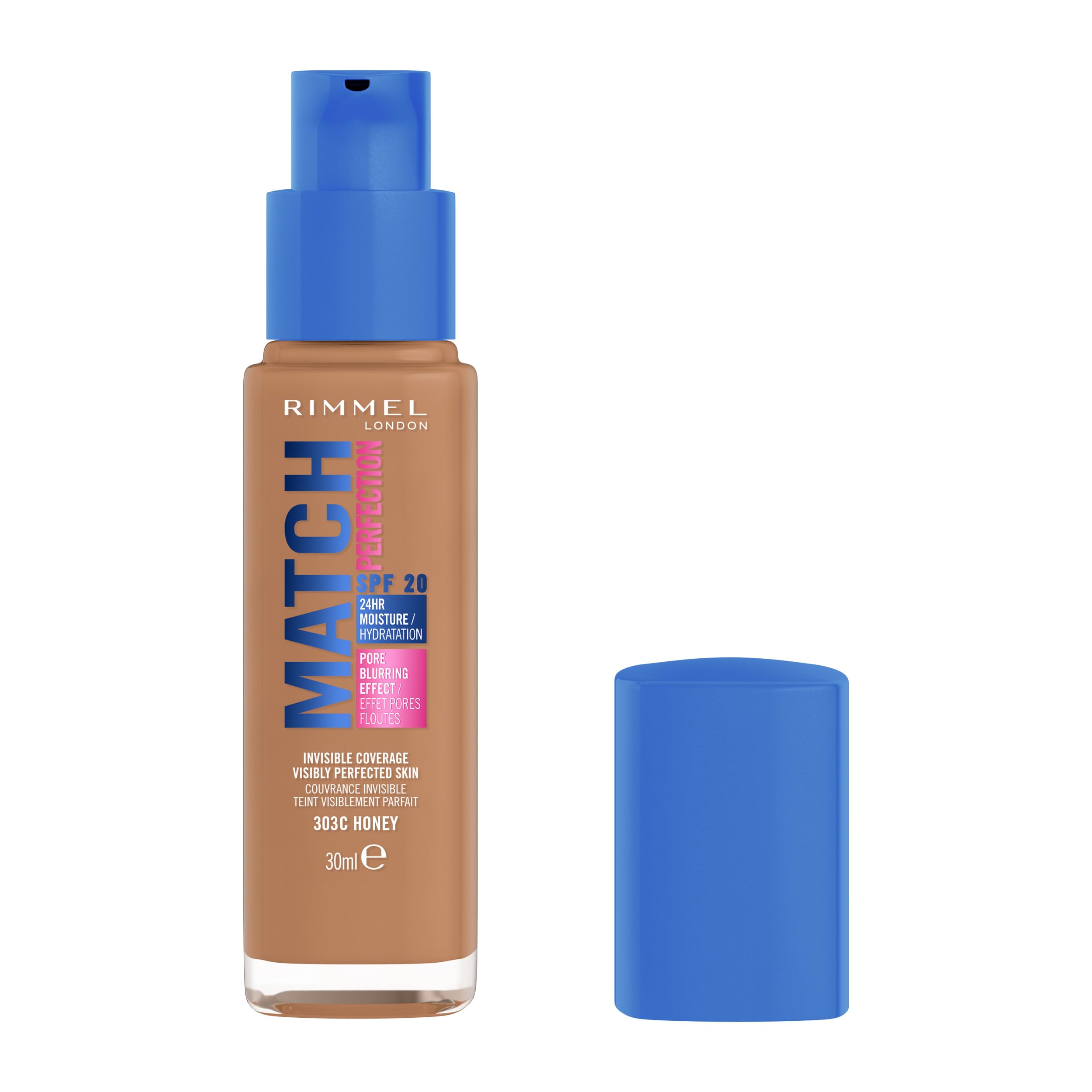 Rimmel London Women's Honey Match Perfection Foundation Spf20 30Ml In
