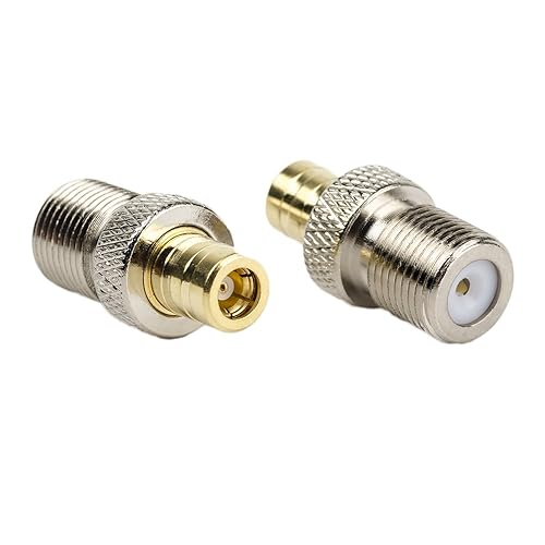Eagles Adaptador coaxial RF conector hembra SMB a F hembra - Kit de conversión de antena coaxial de Sirius XM Radio RG6 coaxial para cable RG59RG6,