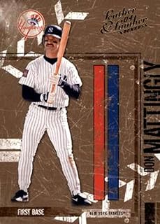 2004 Donruss Leather and Lumber #97 Don Mattingly New York Yankees MLB Baseball Card NM-MT