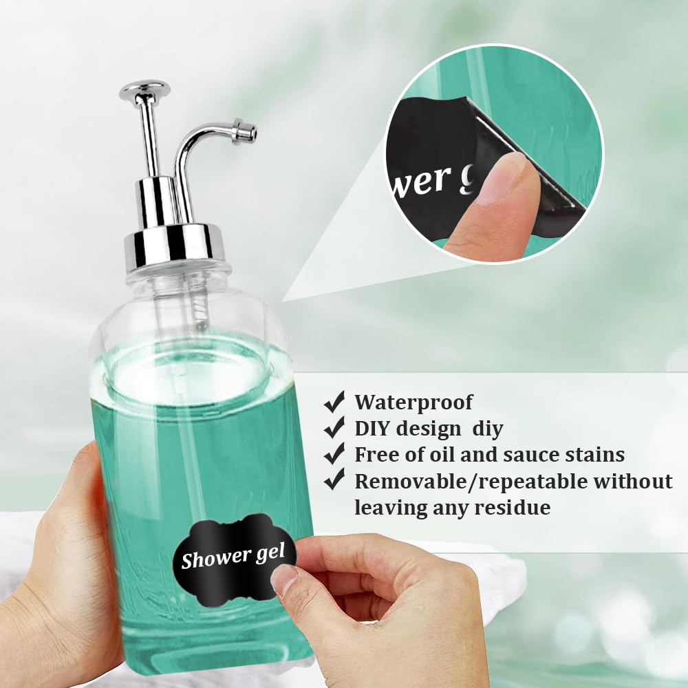 Dispenser Sciroppo Caffè BIKALAN - Set 2 Bottiglie 500ml Con Pompe E Adesivi - Foto 5