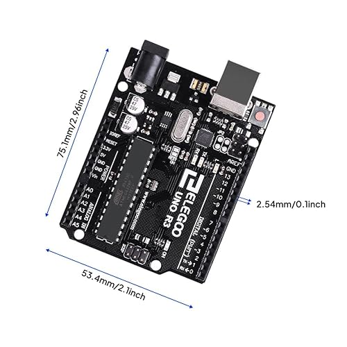 Miniatura 8 de ELEGOO UNO R3 Board ATmega328P with USB Cable(Arduino-Compatible) for Arduino