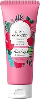 New Irven Limpiador en gel de rosa mosqueta, ...