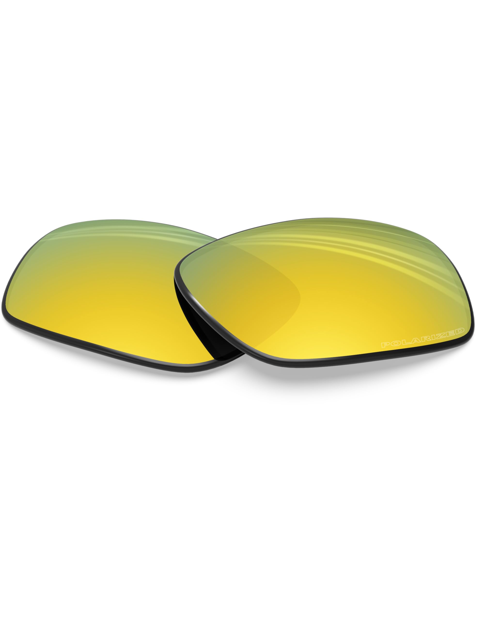 Blazerbuck Men's 24K Gold Polarized Anti-Salt Polarized Replacet Lenses For Oakley Valve New 2014 Oo9236-24K Gold