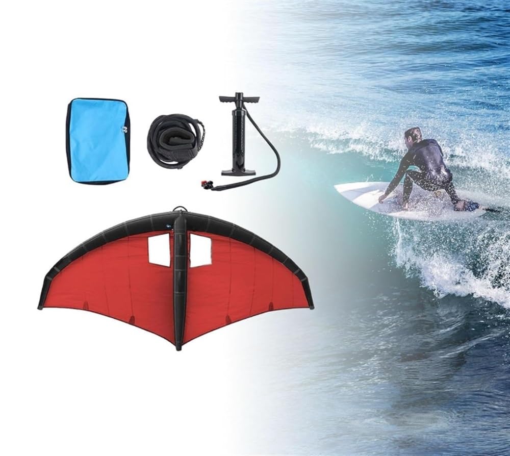 Aufblasbarer Surfflügel, Windflügelfolie, Kitesurfen, aufblasbares Flügelsurfen, Handfolienflügeldrachen, für Windflügel, Schneeski, Surfen, Wasserspiel