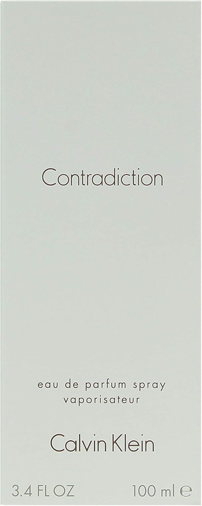 Calvin Klein Contradiction Eau de Parfum Spray para Mujer, 3.4 Oz/100 ml
