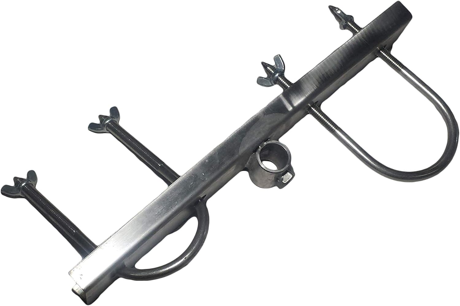 Rotisserie BBQ Leg Brace for Round Spits in Stainless Steel