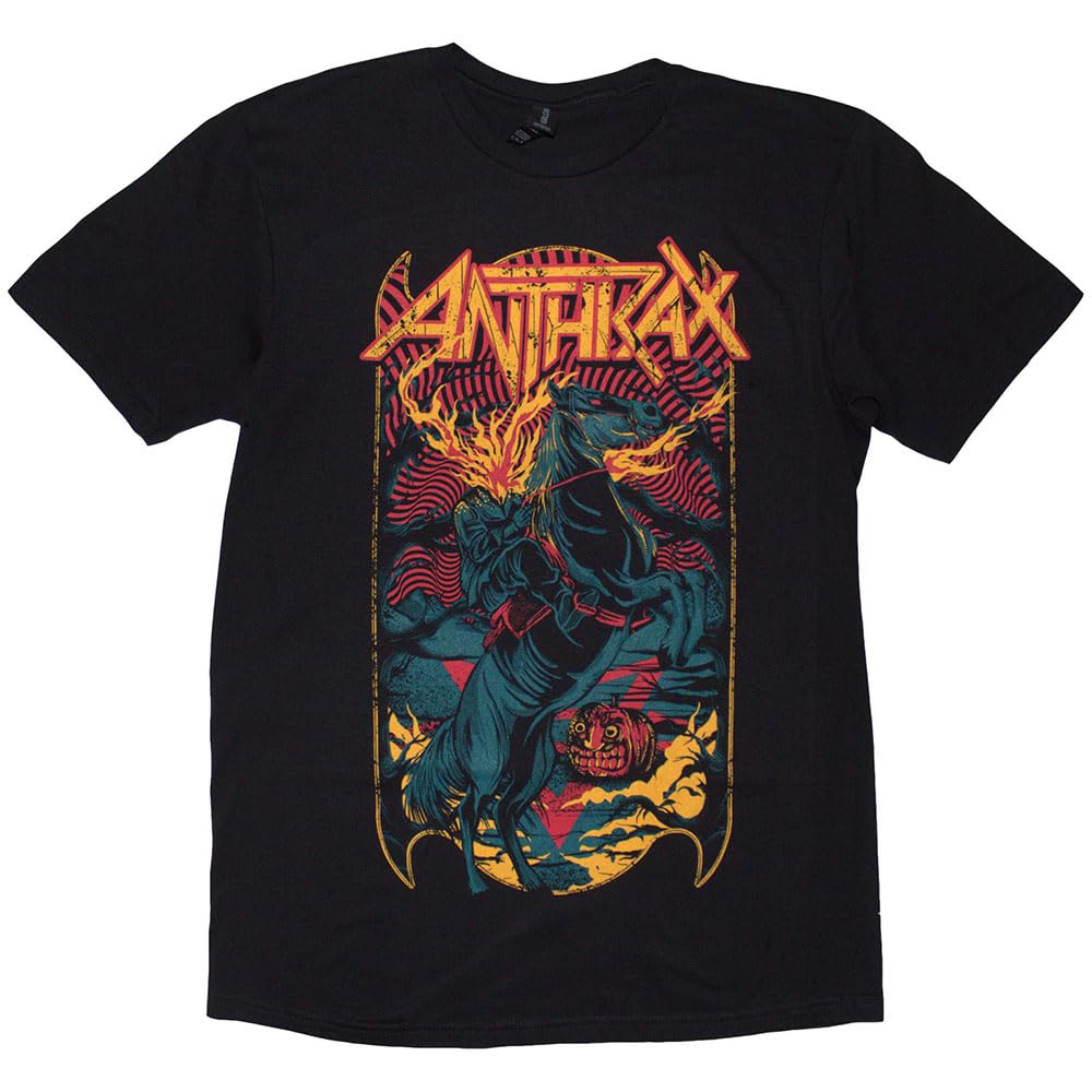 Rock Off officially licensed products Anthrax Headless Horseman T Shirt L Black
