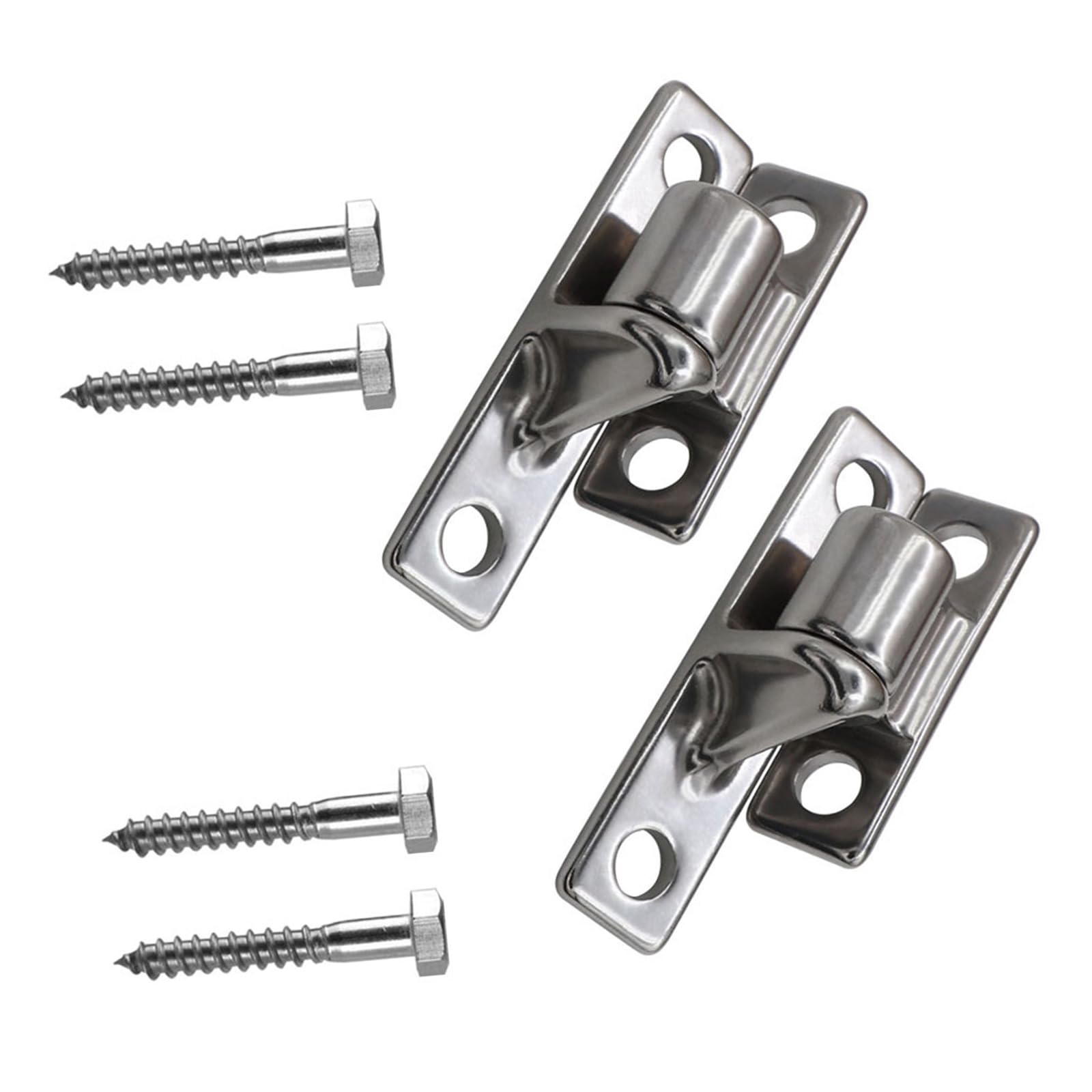Strong 304 Steel Heavy Load Gate Hinges with Rusts Proof Finish Quiet Closing Ideal for Coastal Areas & Farm Weather Resistant Fence Hinges