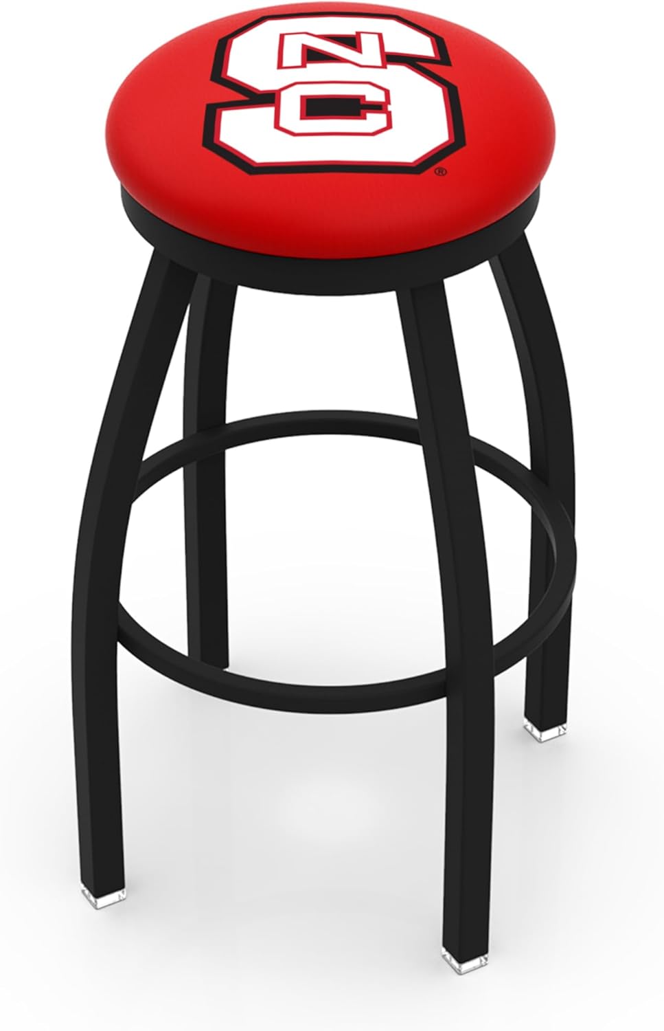 HBS L8B2B North Carolina State 25" Swivel Counter Stool with Black Wrinkle Finish