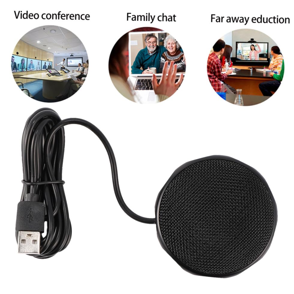 Microphone USB réduction de bruit active pour conférence et visioconférence claire - 2