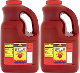 Brand Hot Sauce, Original Hot Sauce, Made from Aged Hot Peppers & Vinegar, Adds Flavor to Any Meal 1 Gallon (Pack of 2)