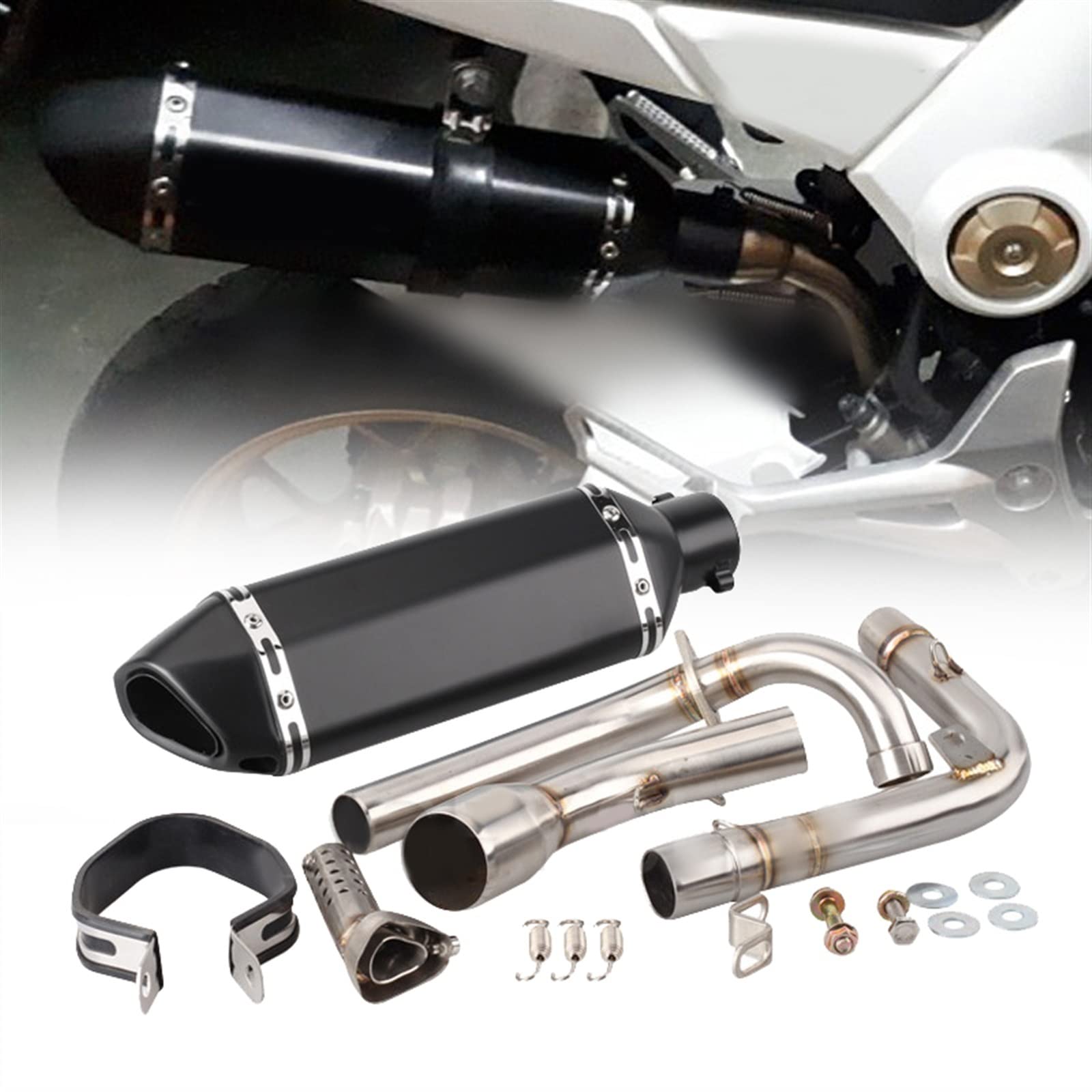 Silencieux d'échappement de moto pour rouler en ville avec une Honda Grom MSX125
