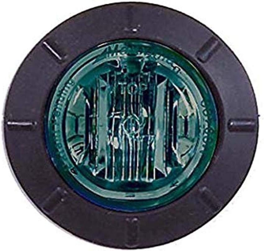 Maxxima M09400G Green 1-1/4" Round LED Courtesy Marker Light